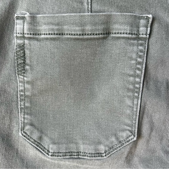 PAIGE Hoxton Ankle Skinny Jeans Women 28 Green Tea Cargo Stretch Denim - Picture 9 of 12